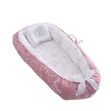 GC Baby Lounger Co-Sleeping Baby Nest  with Pillow Cotton Polyester Newborn Baby  Portable Bed Cribs